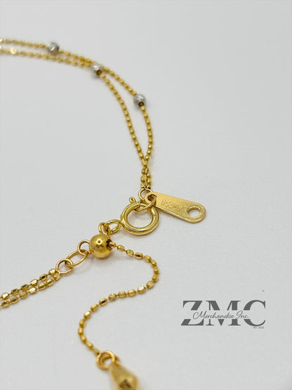 18K Gold Double Bracelet