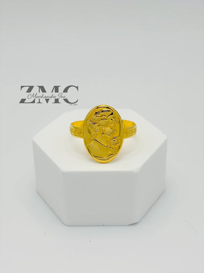 18K Gold Cameo Ring