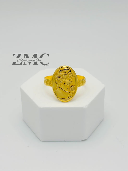 18K Gold Cameo Ring
