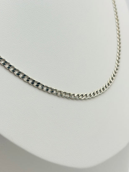 18K White Gold Chain