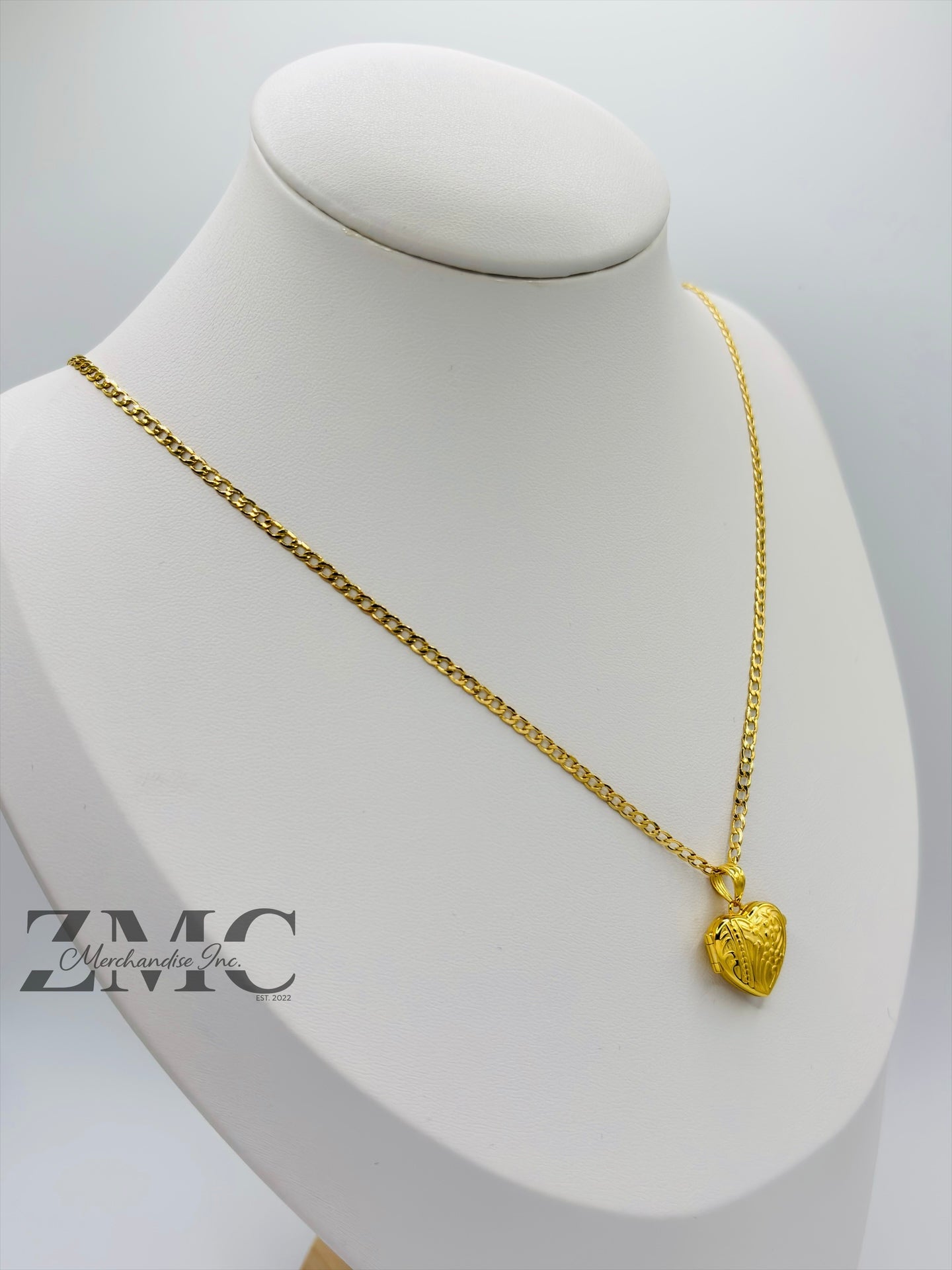 18K Gold Locket Necklace