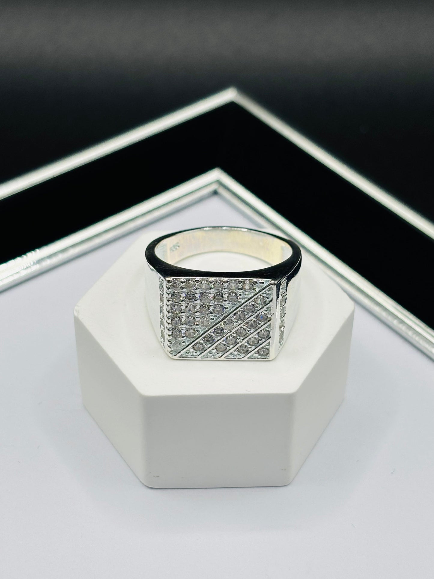 S925 Silver Stone Ring