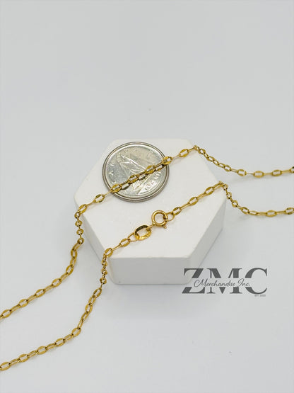18K Gold Heart Dancing Necklace