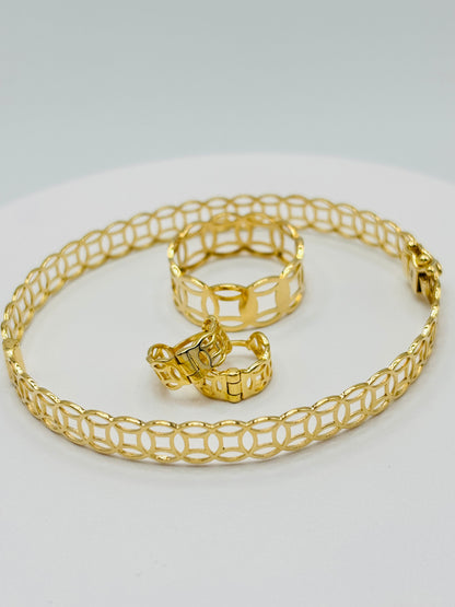 18K Gold Money Catcher Set