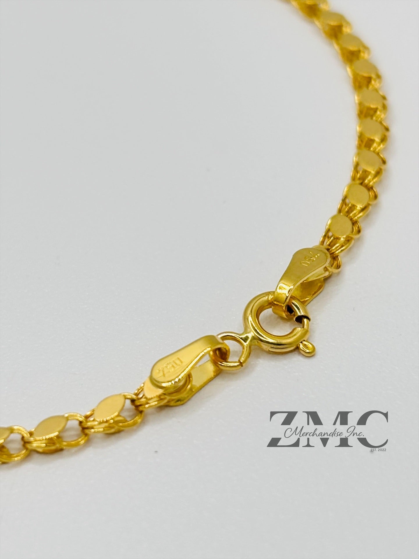 18K Gold Slim Damascus Bracelet