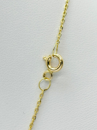 18K Gold Interlock Necklace