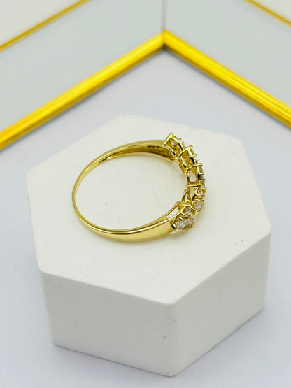 K18 Japan Gold Heart Natural Diamond Ring 0.50 carat