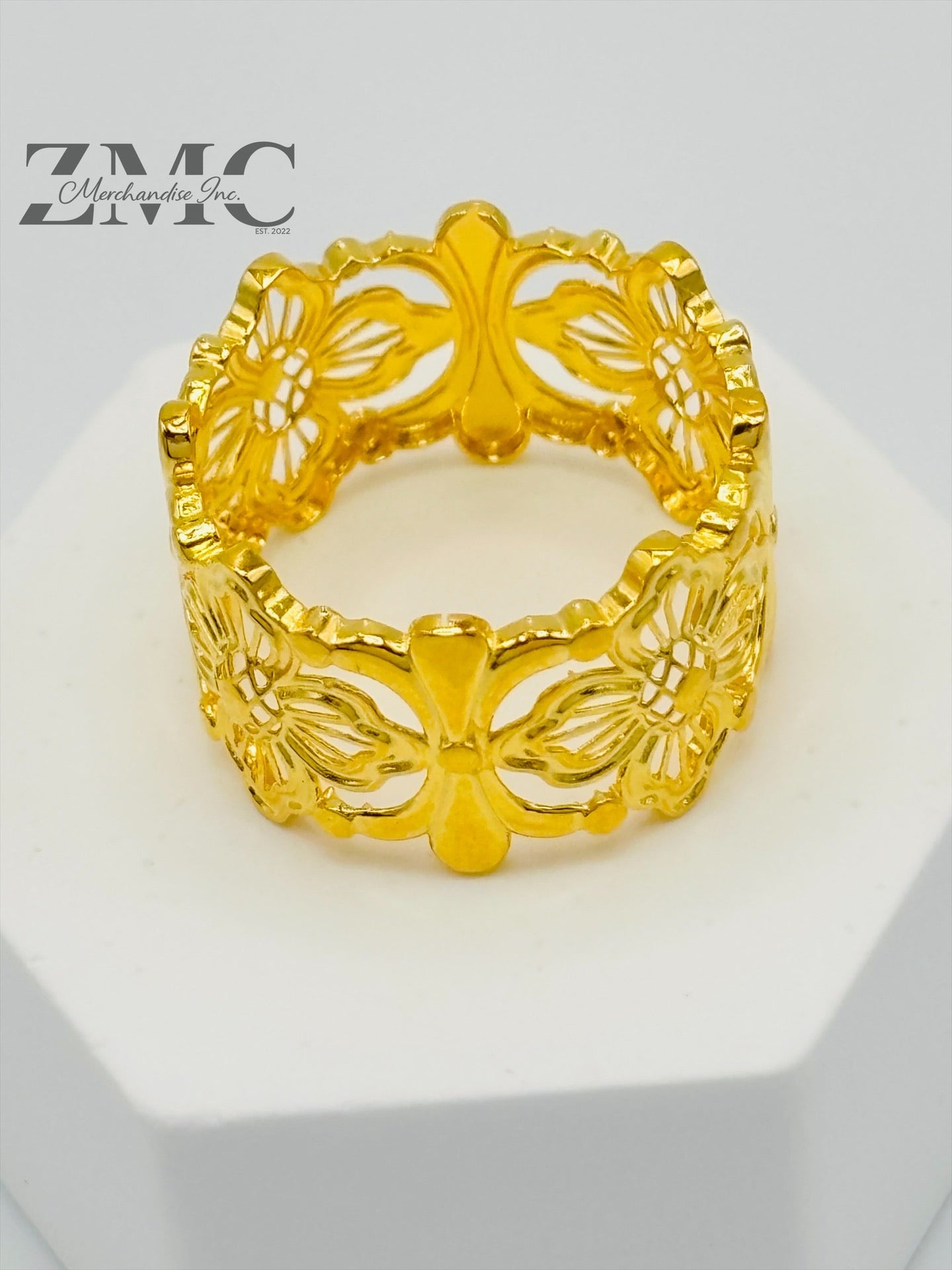 18K Gold Flower Power Ring