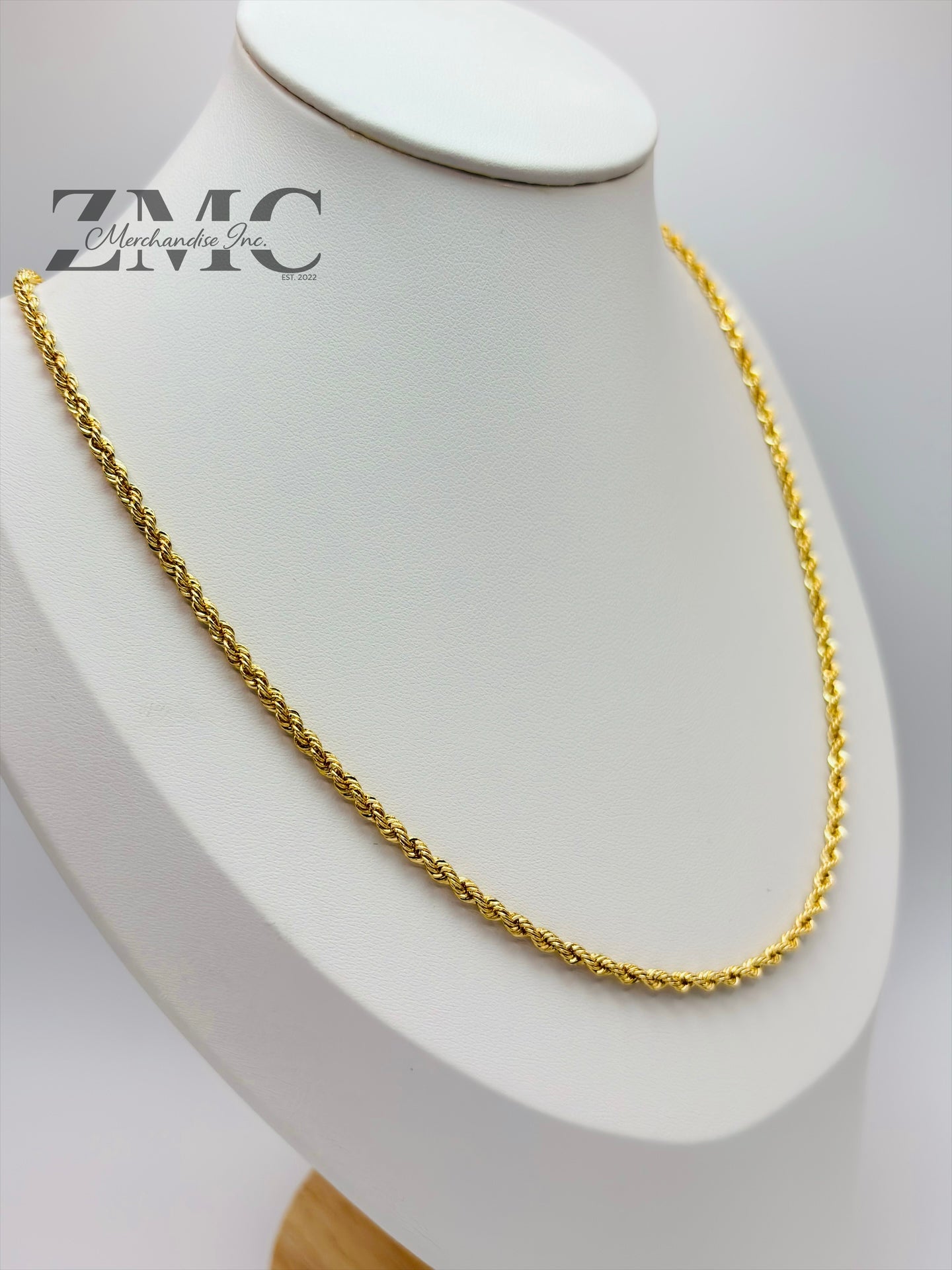 18K Gold Rope Chain