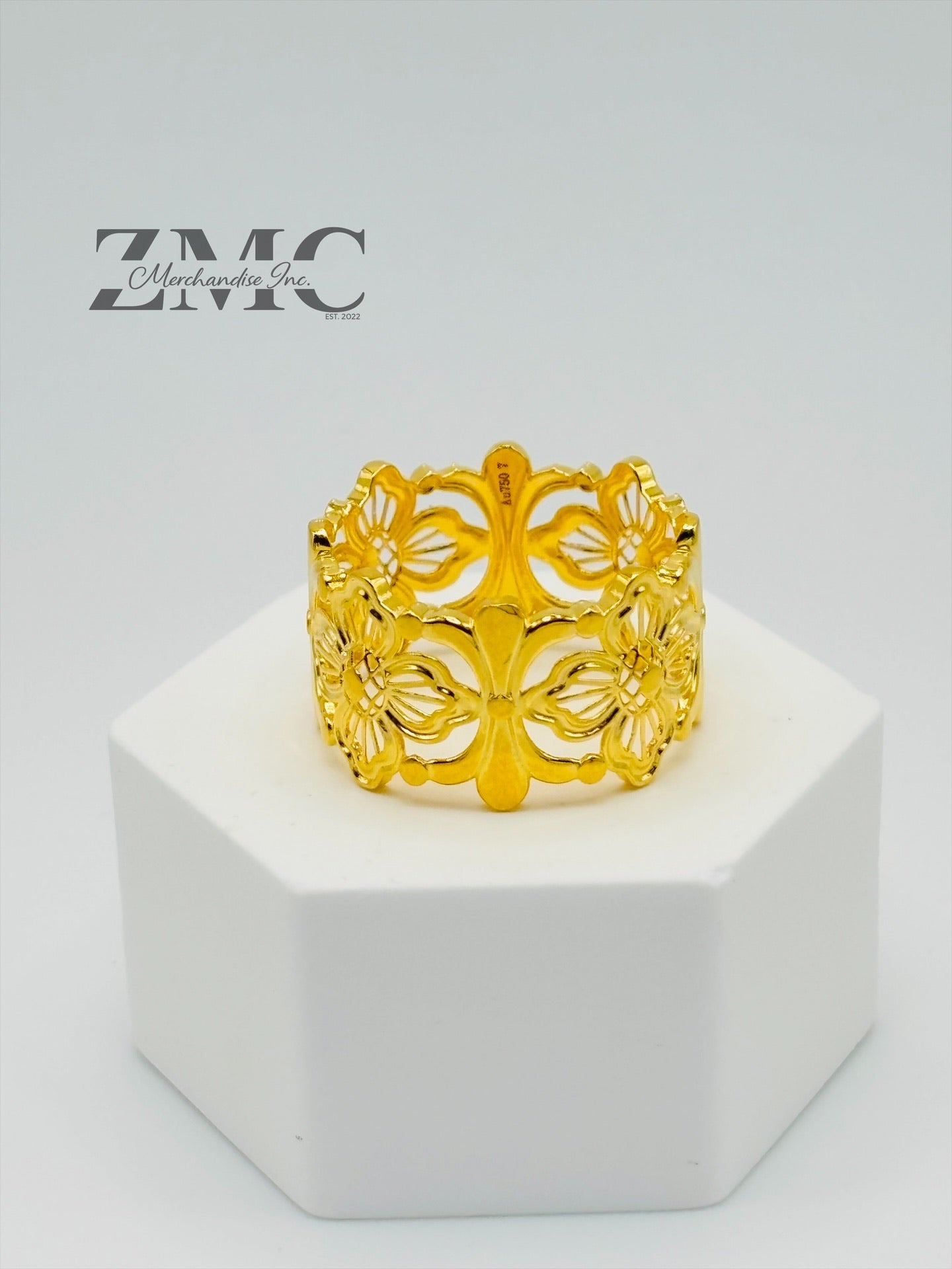 18K Gold Flower Power Ring