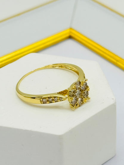 K18 Japan Gold Solitaire 0.50 carat Natural Diamond Ring