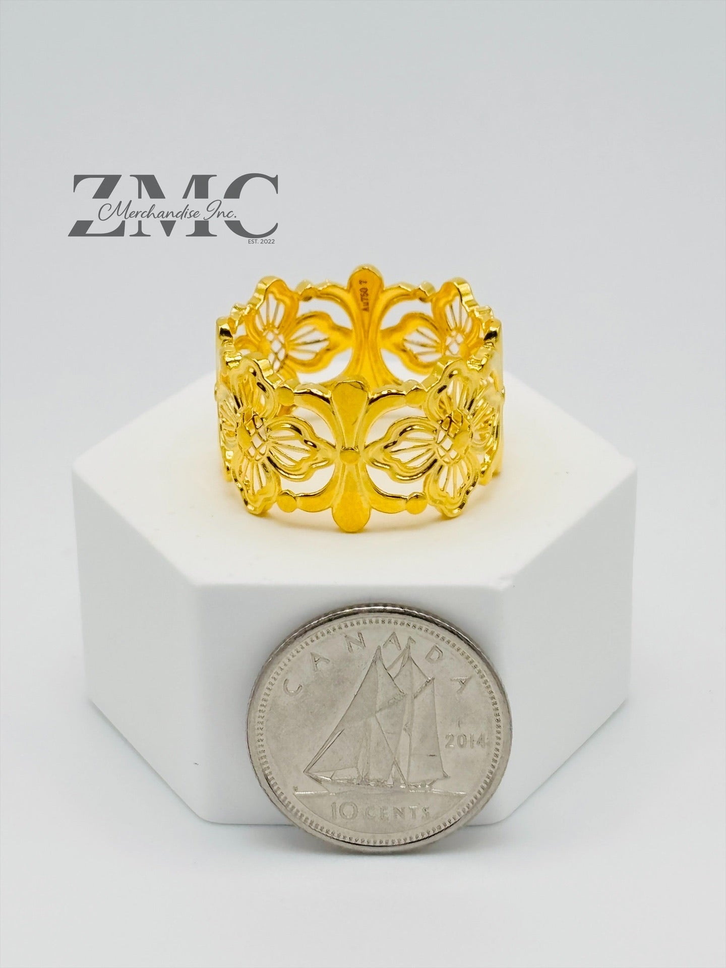18K Gold Flower Power Ring