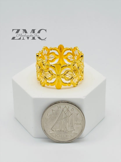18K Gold Flower Power Ring