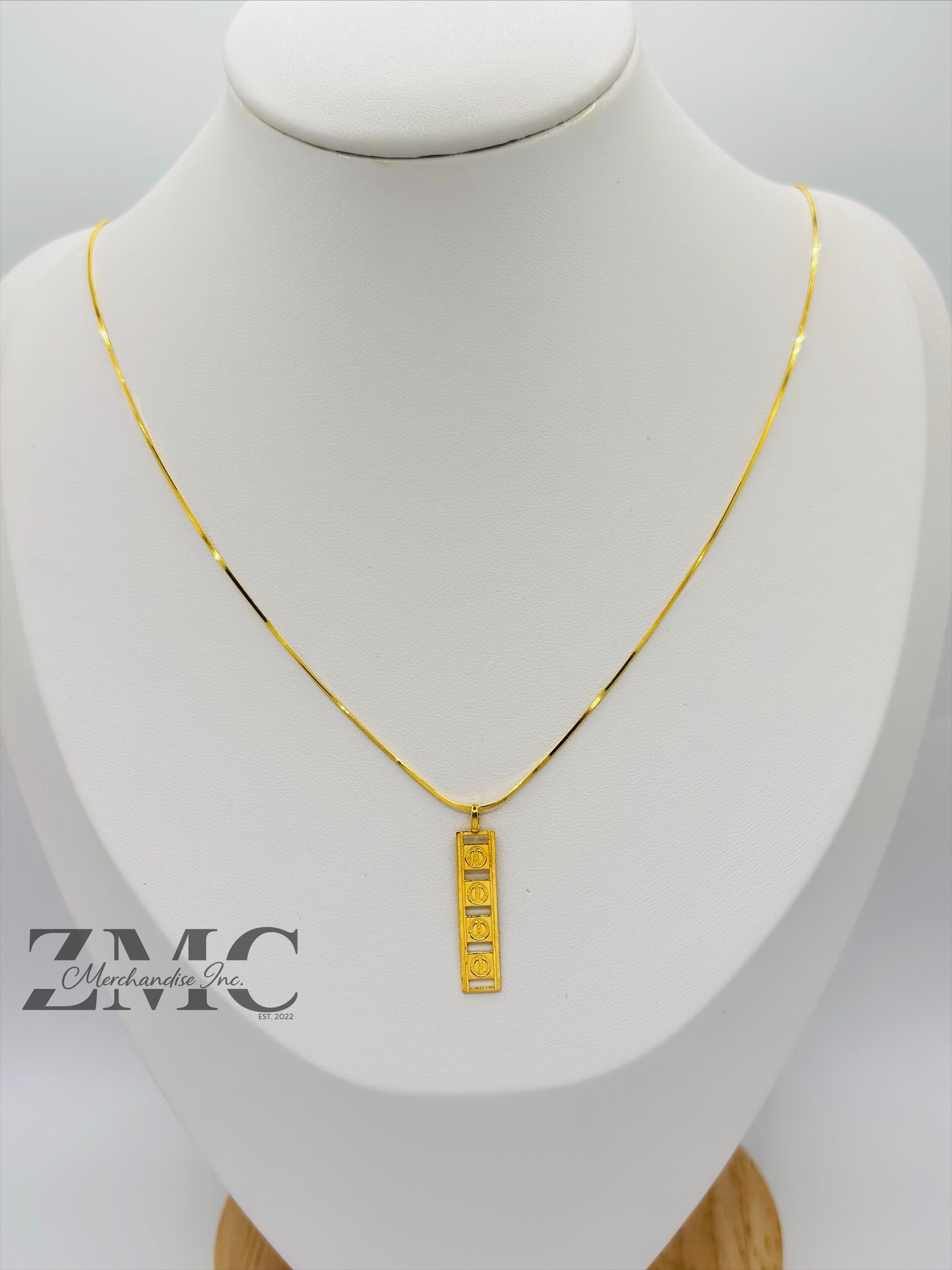 18K Gold Snake Necklace