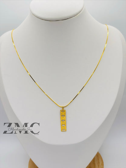18K Gold Snake Necklace