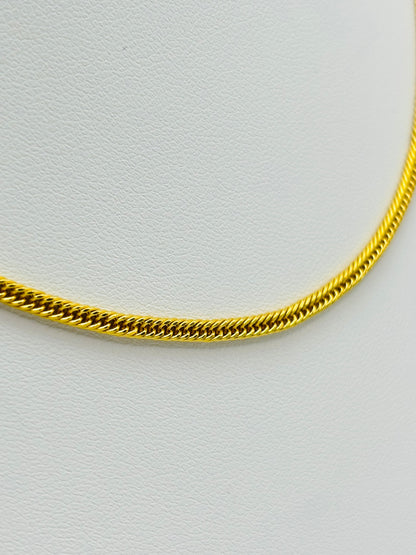 18K Gold Triple Lock Chain