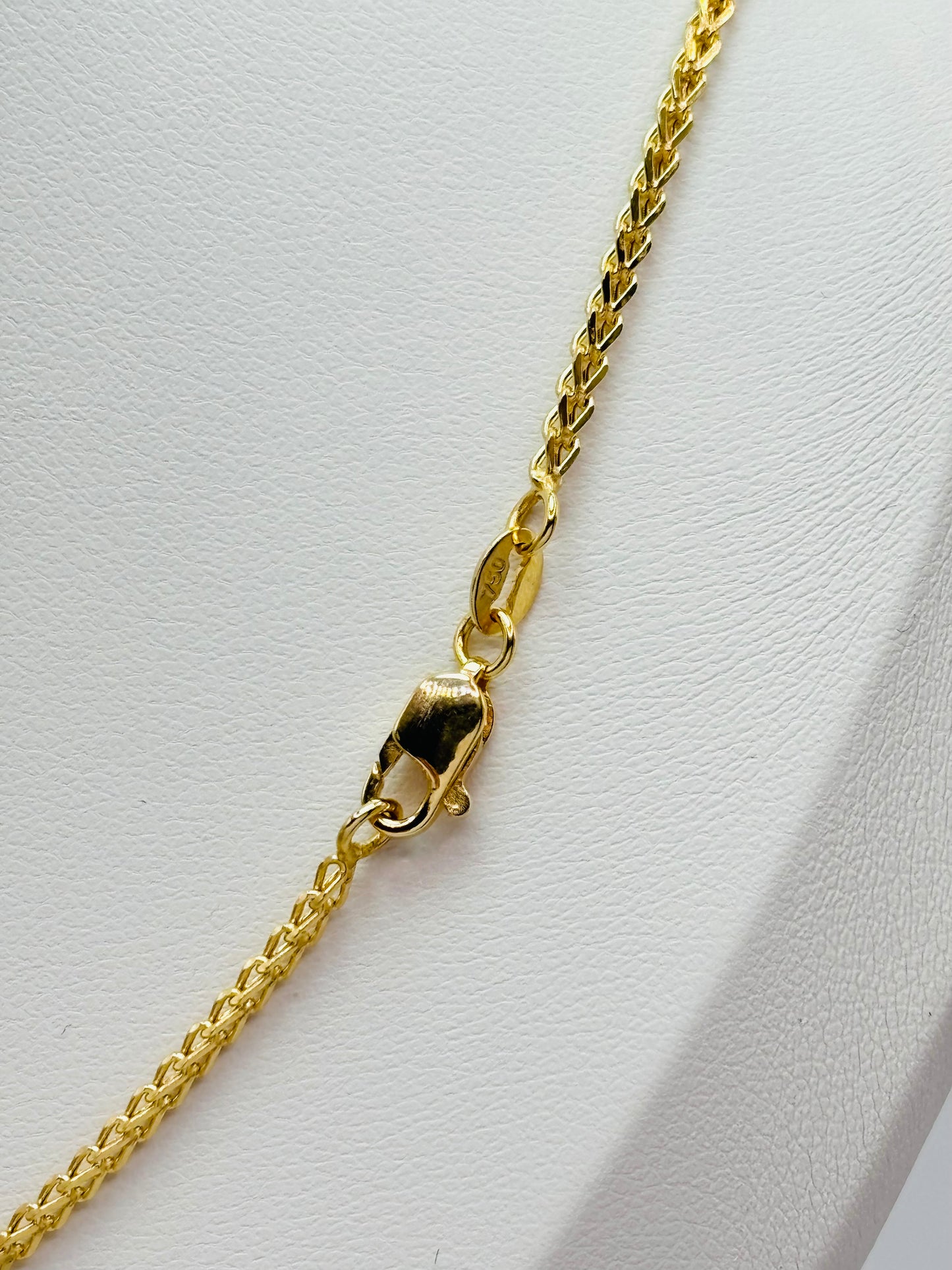 18K Gold Foxtail Chain