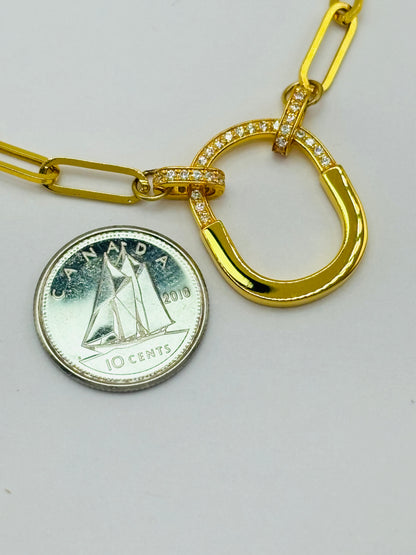 18K Gold Interlock Bracelet