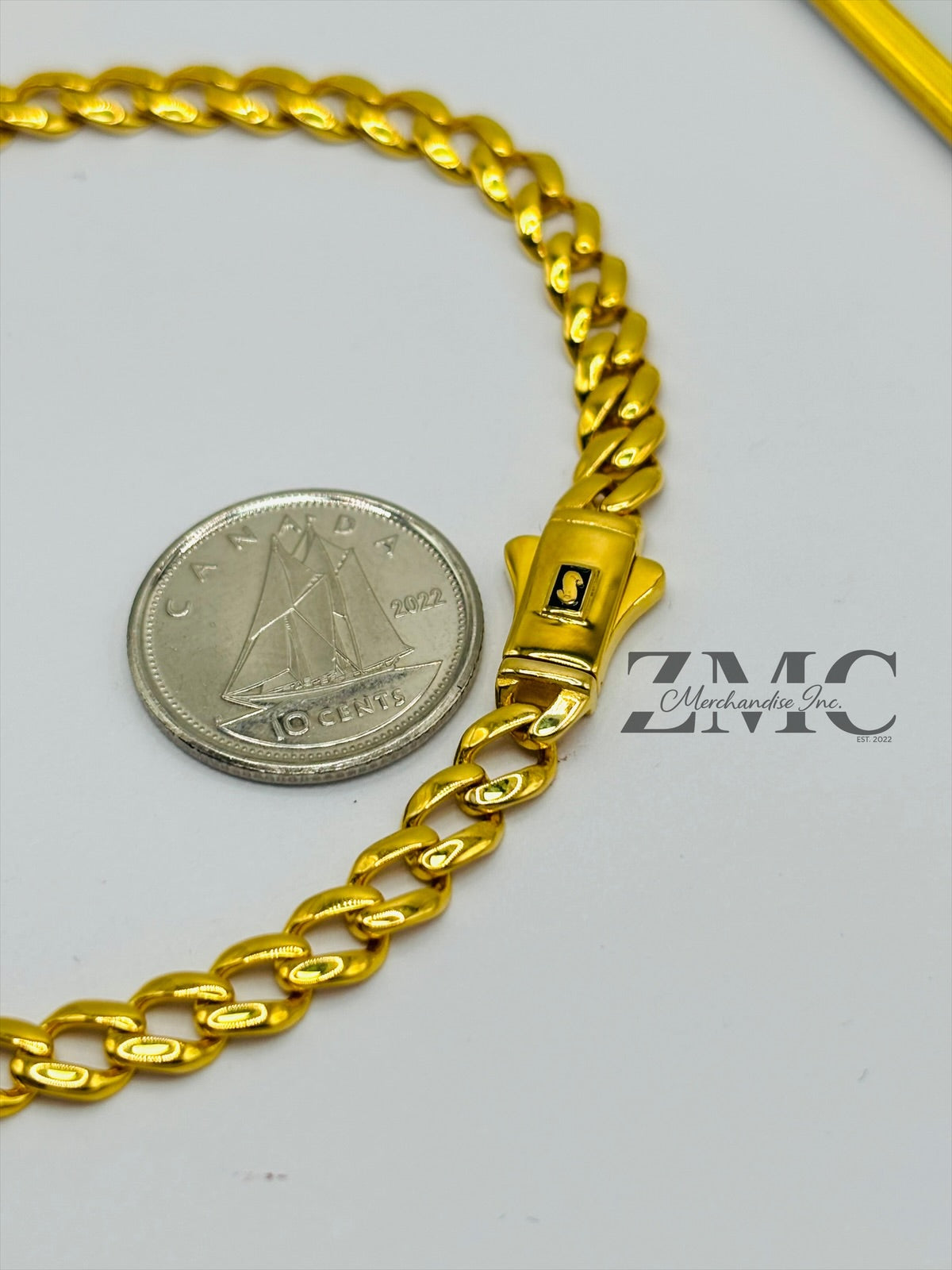 18K Gold Curb Bracelet