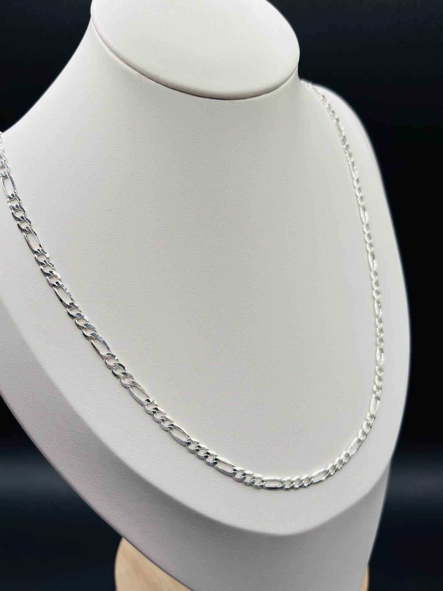 S925 Silver Figaro Chain
