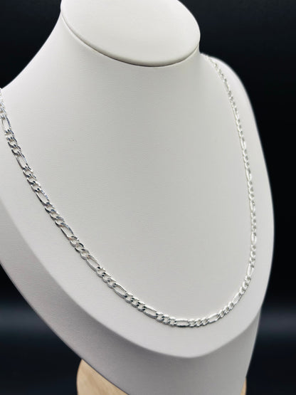 S925 Silver Figaro Chain