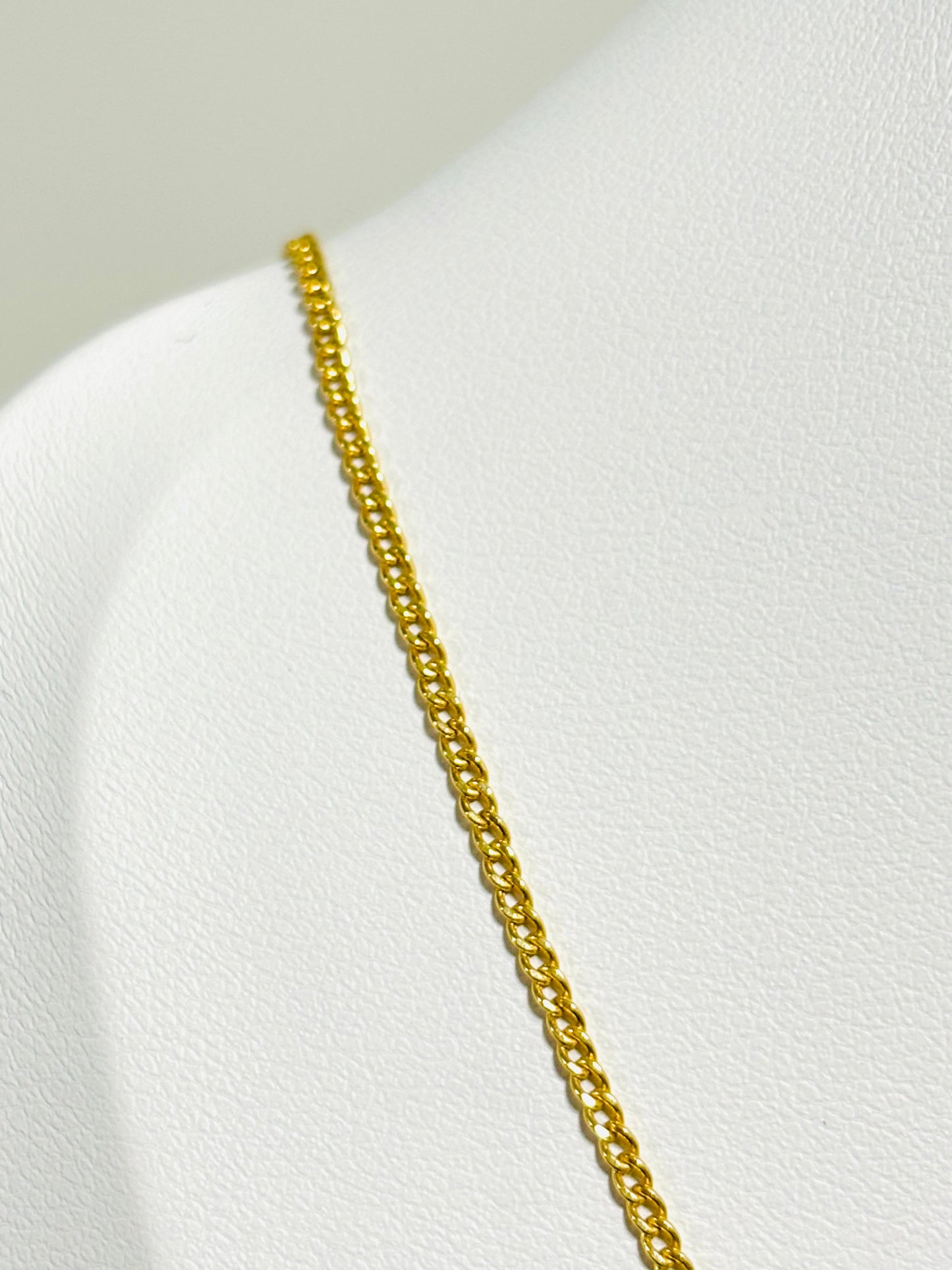 18K Gold Curb Chain