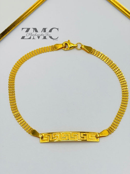 18K Gold F Bracelet