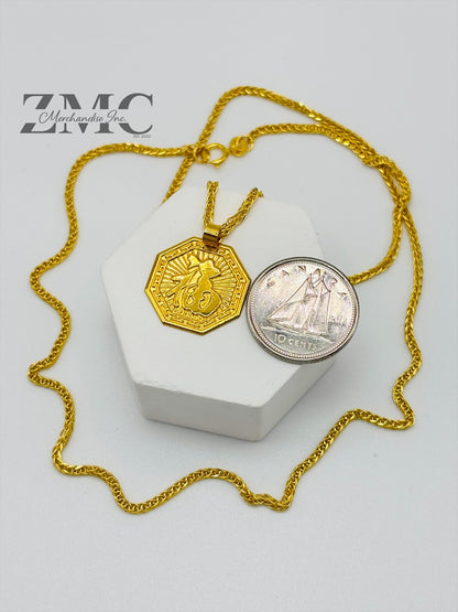 18K Gold Lucky Necklace