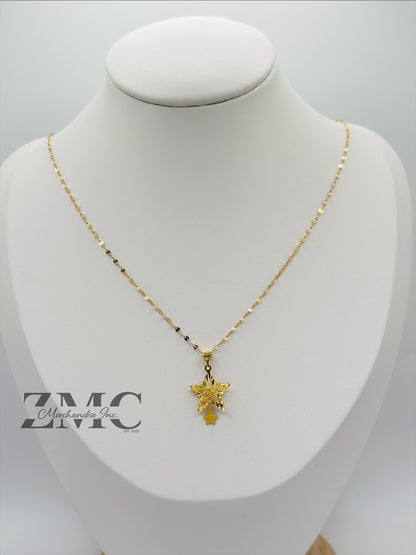 18K Gold Star Necklace