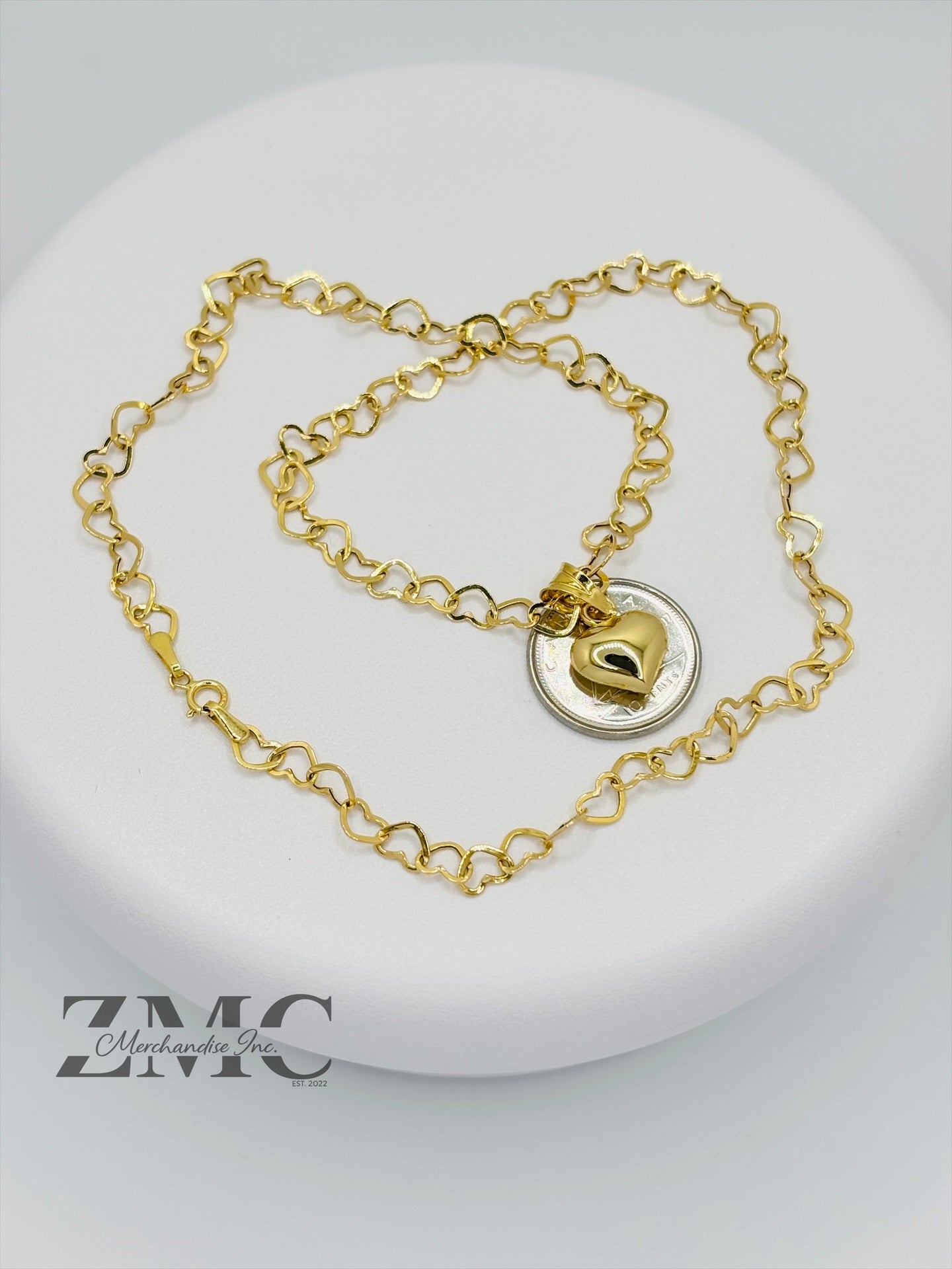18K Gold Unlimited Heart Necklace