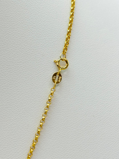 18K Gold Religious Necklace