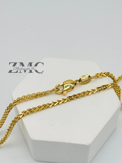 18K Gold Clover Necklace