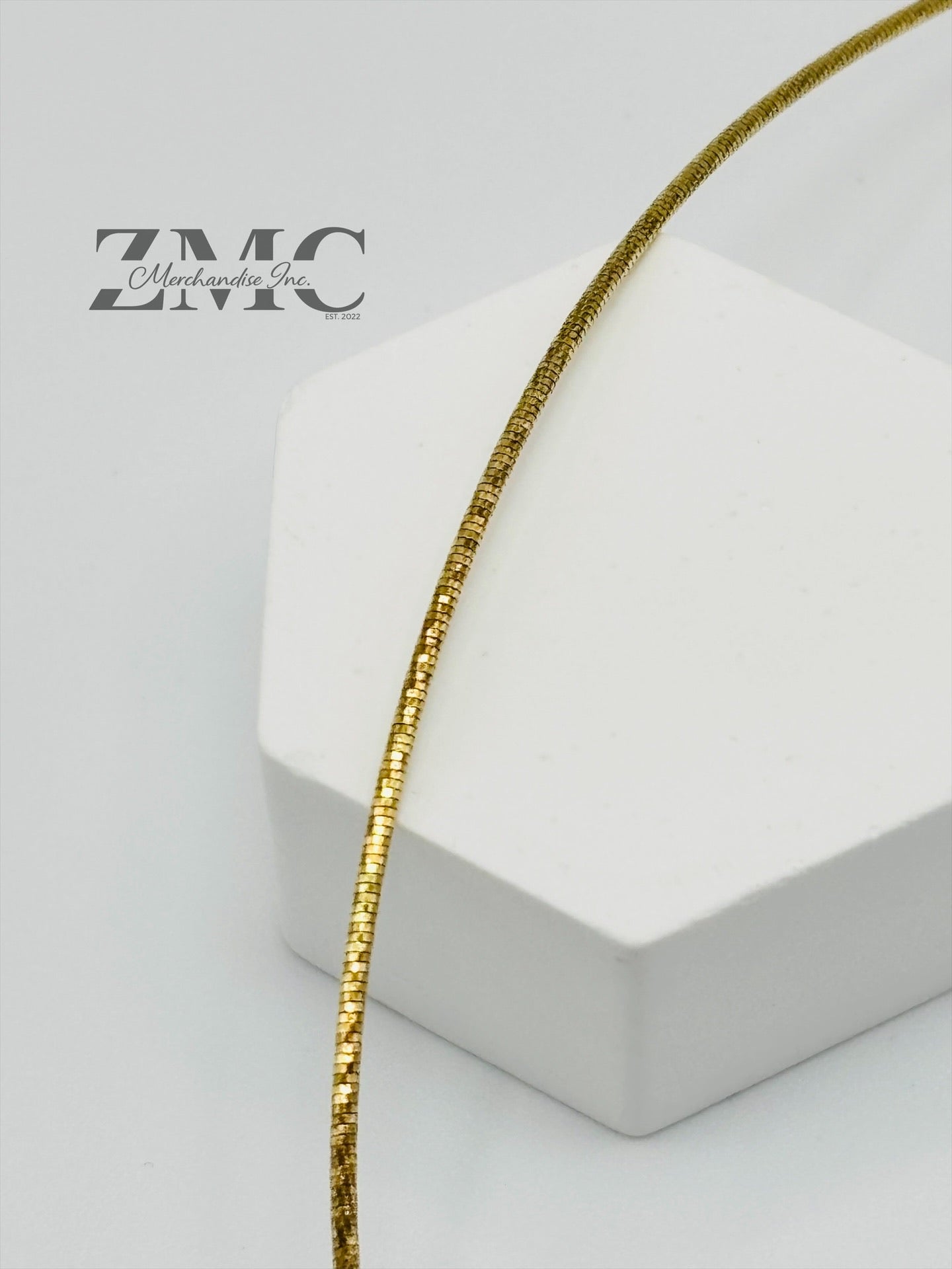 18k Gold Omega Chain