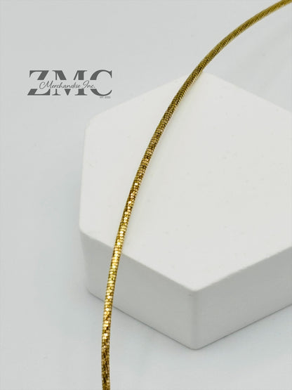 18k Gold Omega Chain