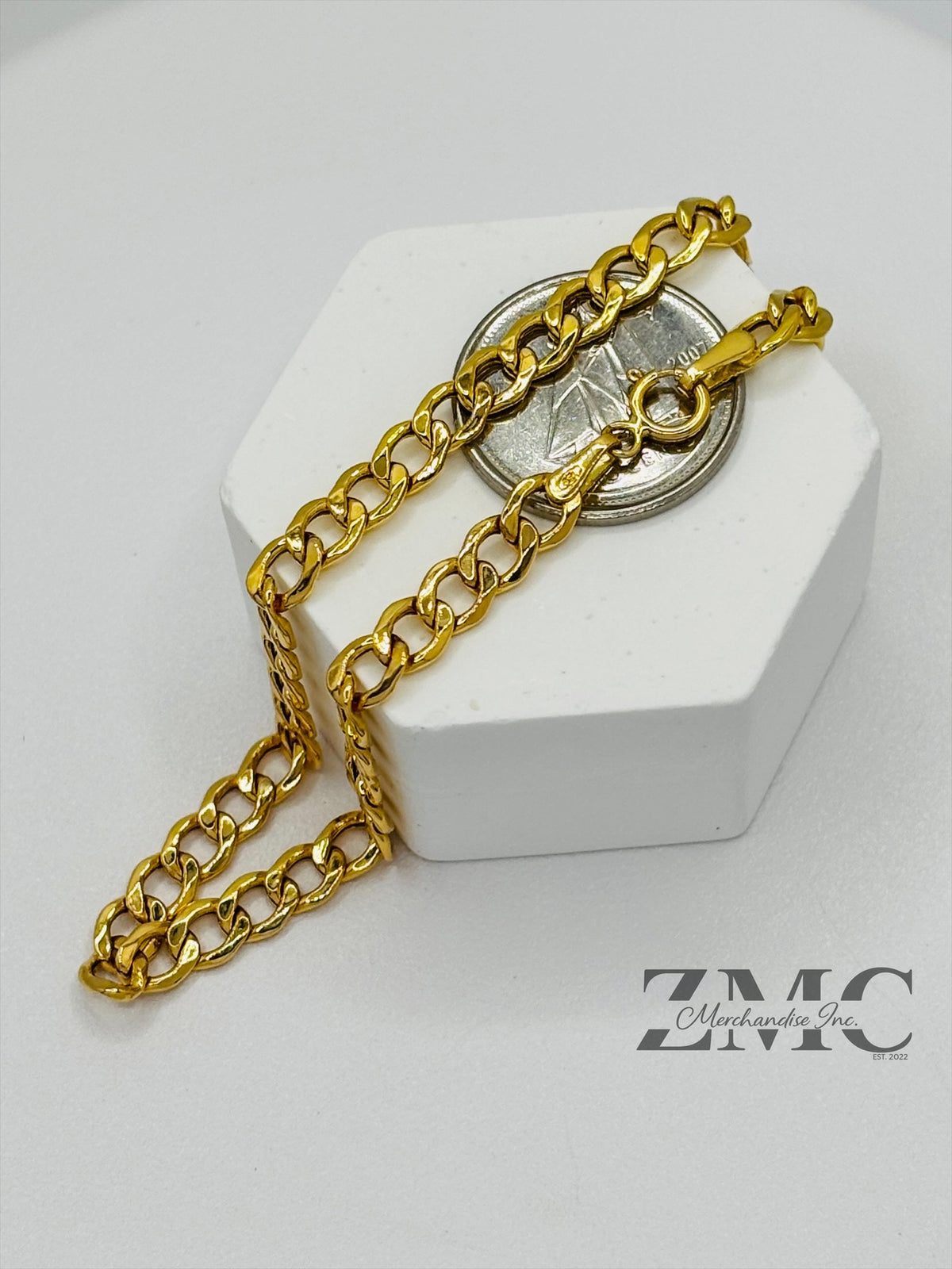 18K Gold Cadena Bracelet 4.3 mm