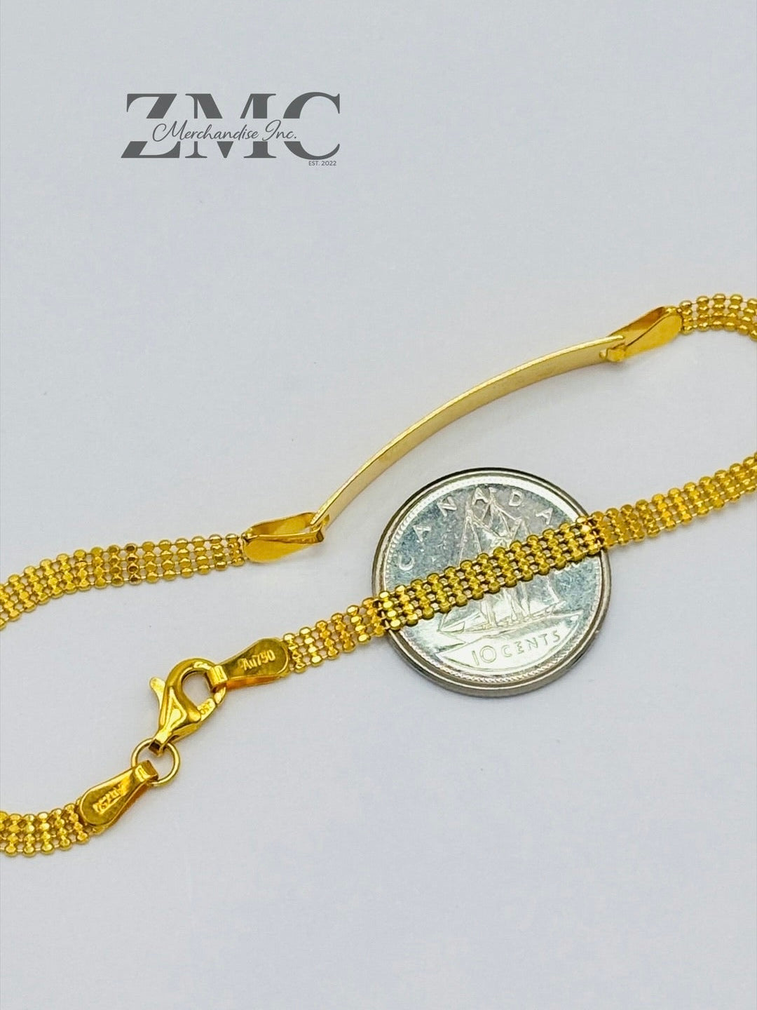 18K Gold F Bracelet