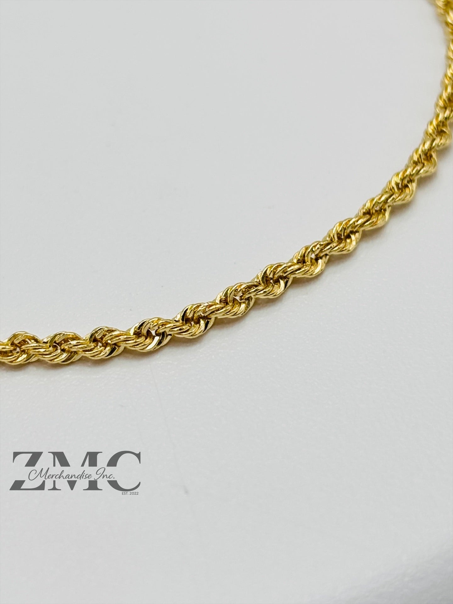 18K Gold Rope Bracelet