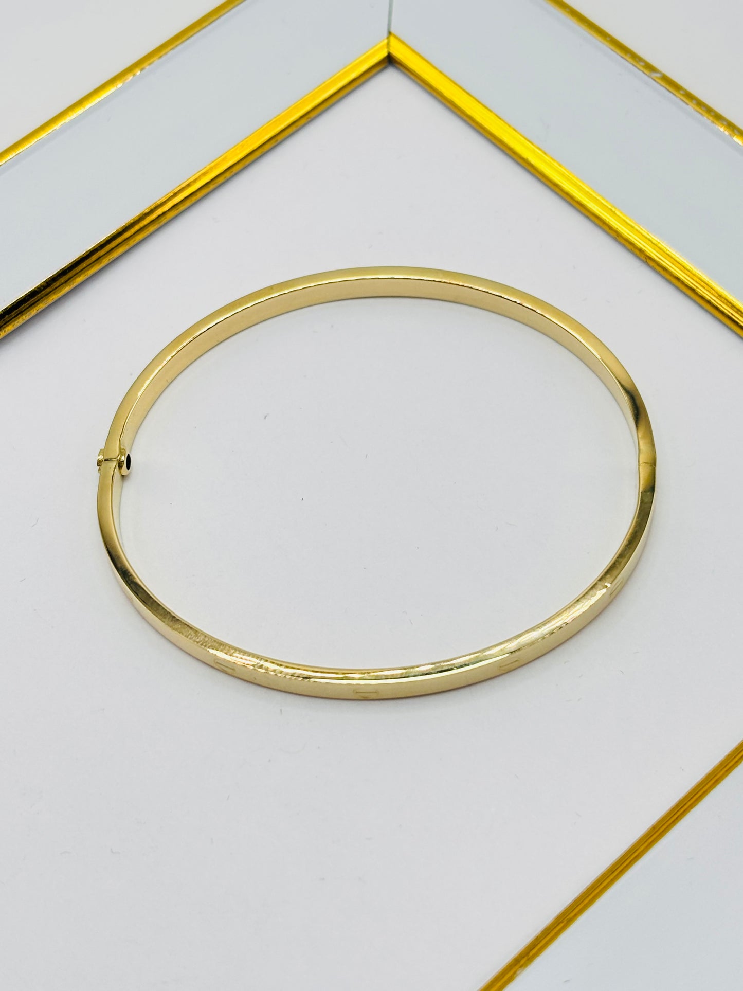 18K Gold Love Slim Bangle Screw Type