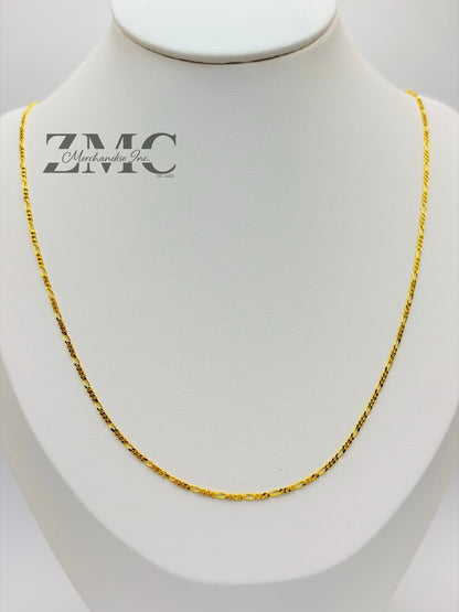 18K Gold Figaro Chain