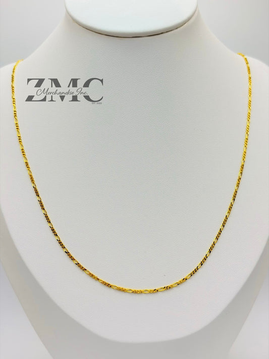 18K Gold Figaro Chain