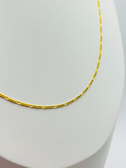 18K Gold Figaro Chain