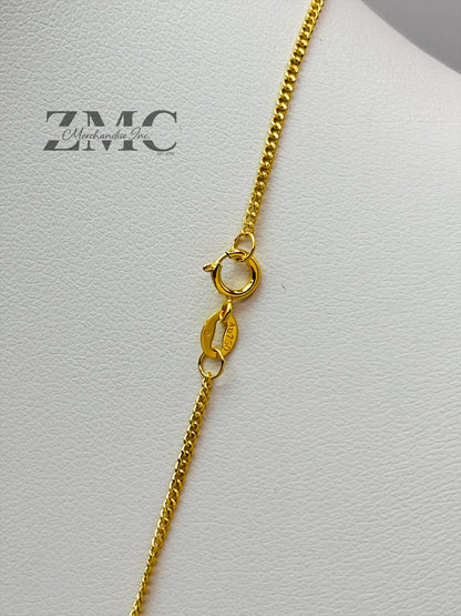 18K Gold Flat Curb Chain