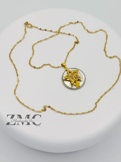 18K Gold Star Necklace