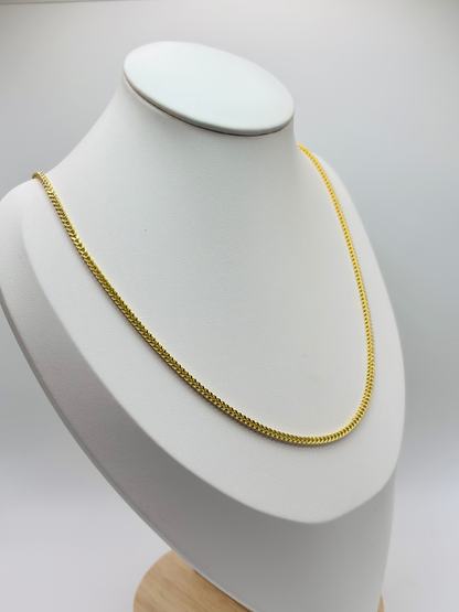 18K Gold Foxtail Men's Chain