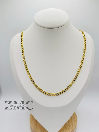 18K Gold Curb Chain