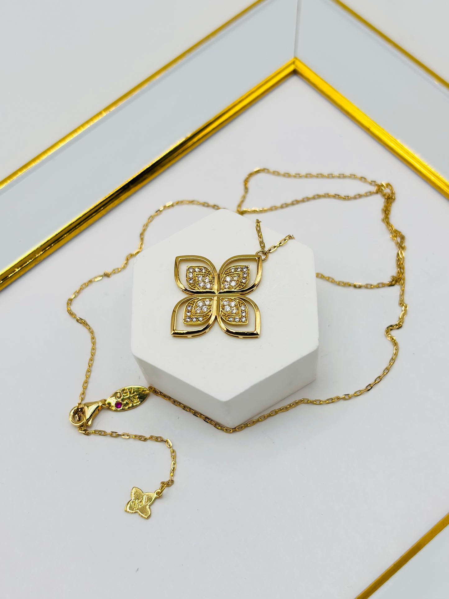 18K Gold RC Necklace