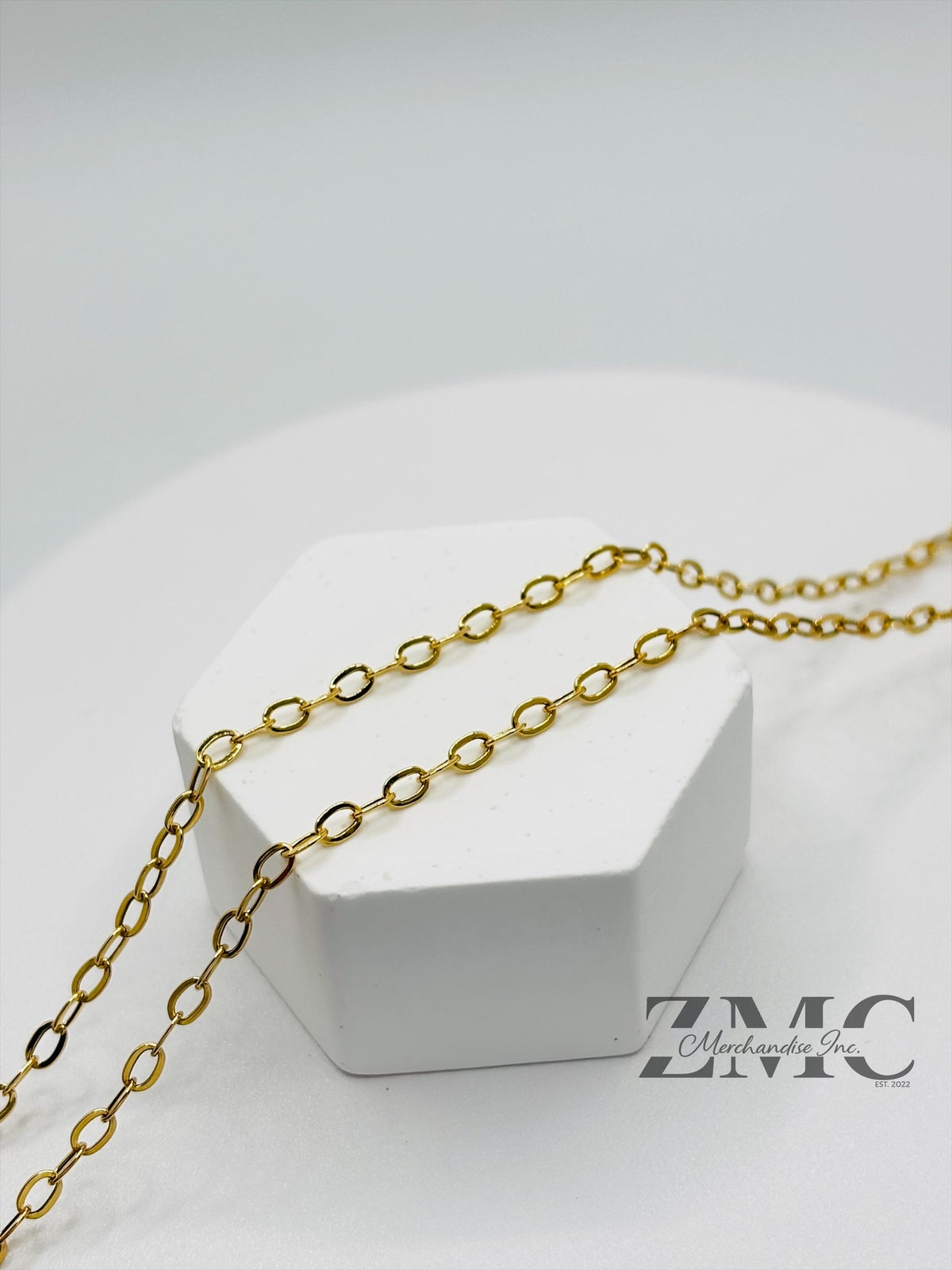 18K Gold Small Link Chain