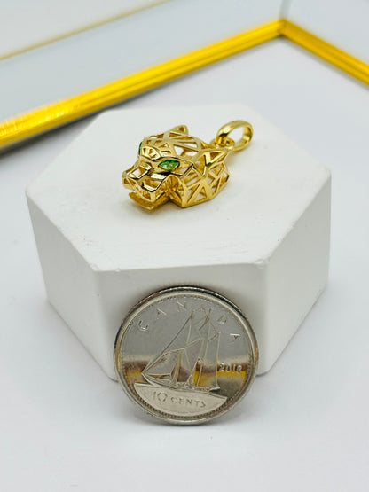 K18 Japan Gold Panther Pendant