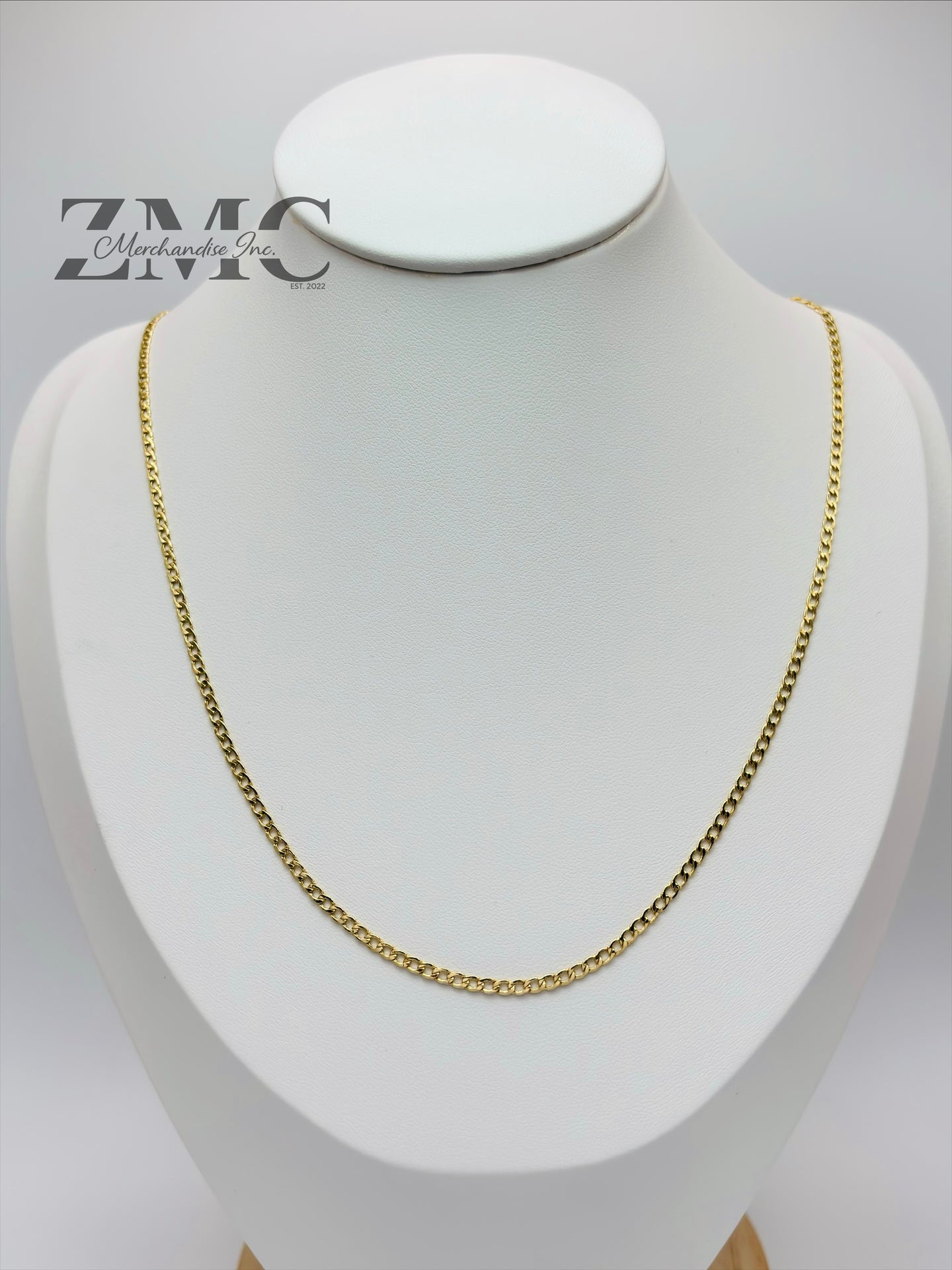18K Gold Curb Chain