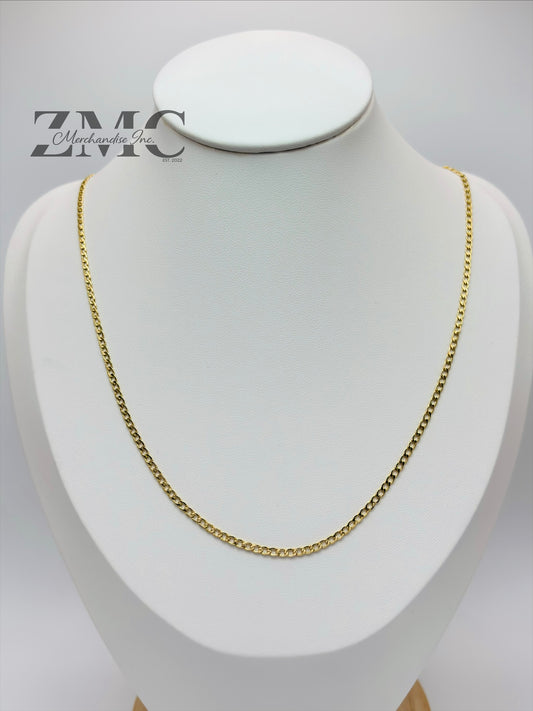 18K Gold Curb Chain